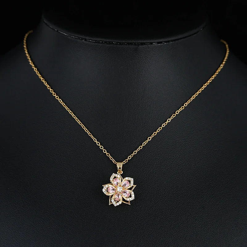 Eternal Bloom Flower Necklace
