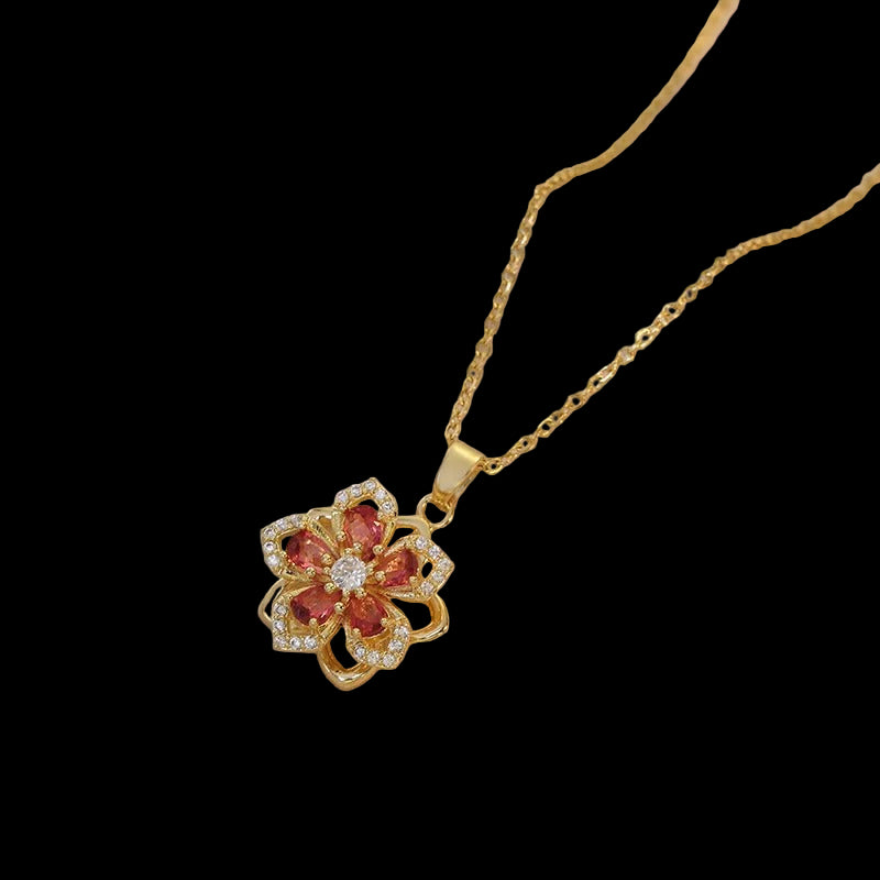 Eternal Bloom Flower Necklace