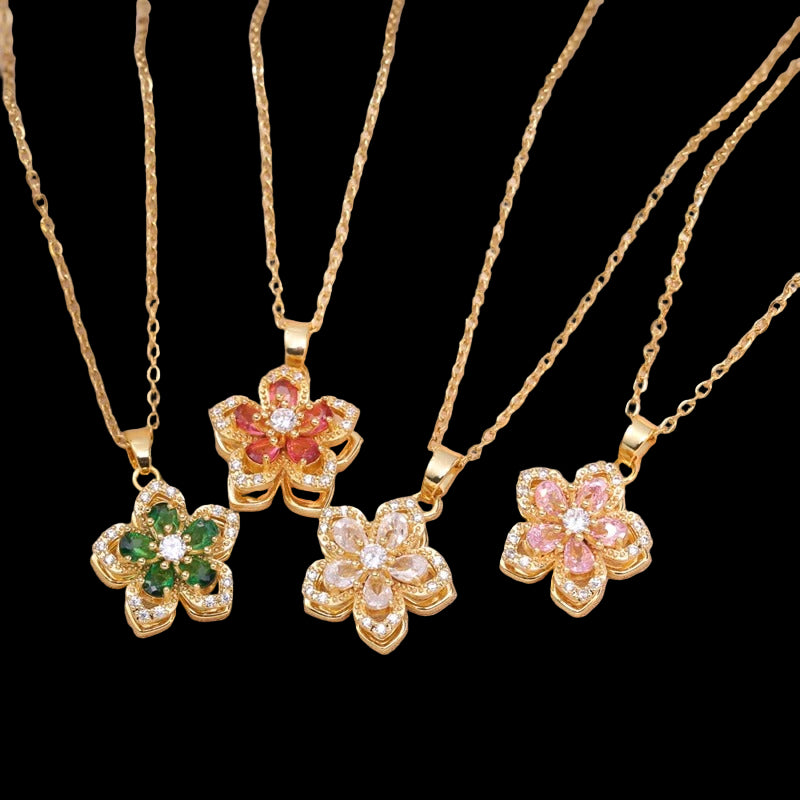 Eternal Bloom Flower Necklace