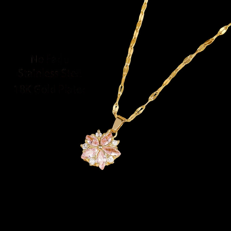 Pink Sakura Necklace