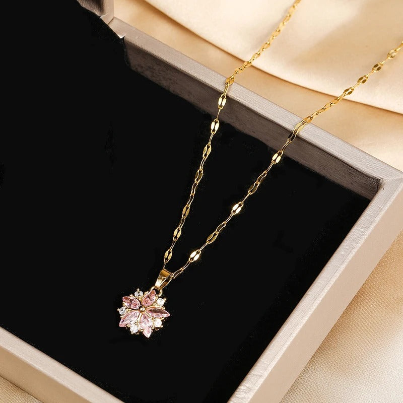 Pink Sakura Necklace