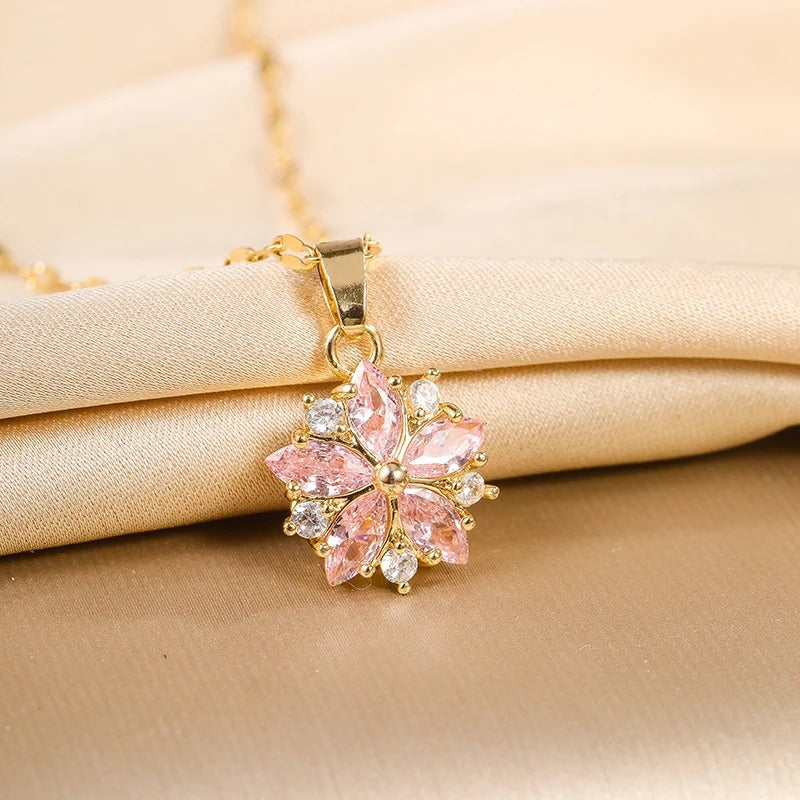 Pink Sakura Necklace