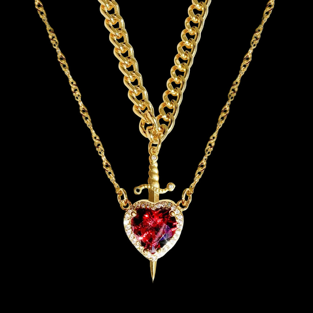 Prince & Princess Couples Necklace Set