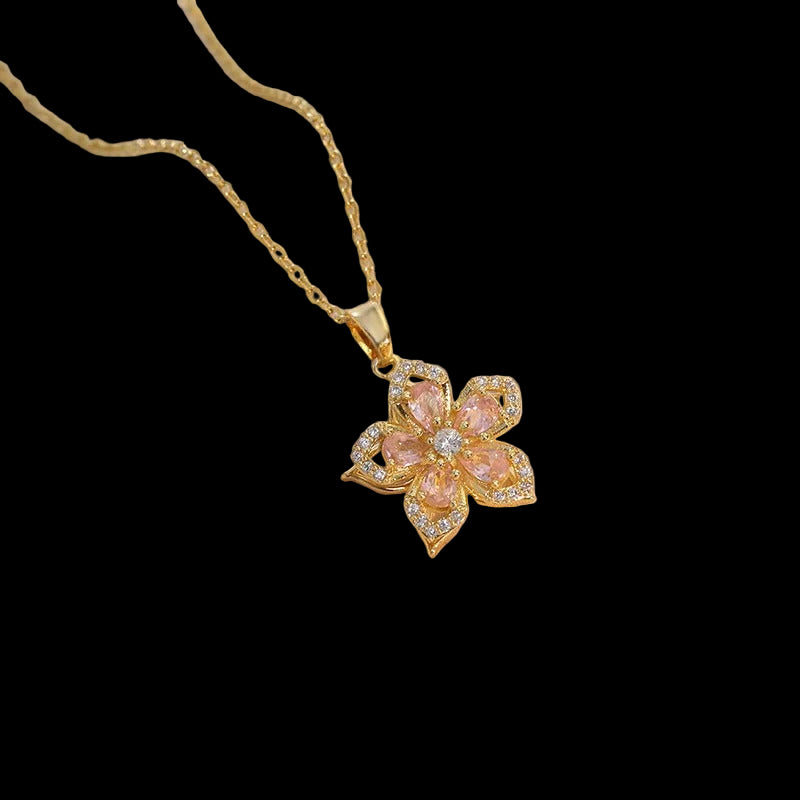 Eternal Bloom Flower Necklace